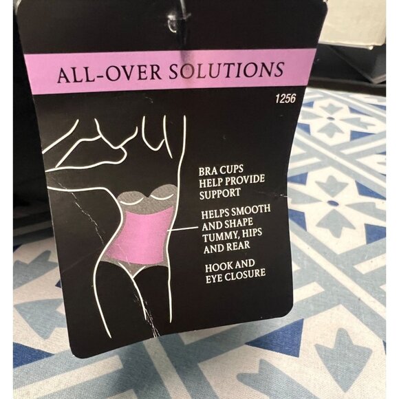 Maidenform Women's Firm Tummy-Control Easy Up Strapless Bodysuit 1256 - Picture 7 of 11